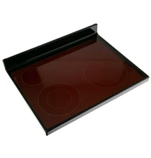 GE glass maintop for range