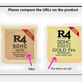 2025 NEW Version R4 Gold Pro SDHC R4i For DS/3DS/2DS Revolution Cartridge + USB