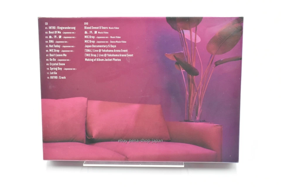 BTS FACE YOURSELF First Limited Edition B CD DVD Booklet Sticker Japan - Image 2 of 2