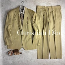 USED CHRISTIAN DIOR VINTAGE 5-PIECE SUIT SET, SIZE 52 ACCEPTABLE