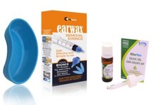 EAR WAX REMOVAL SYRINGE, CATCH BASIN + MEDICAL GRADE OLIVE OIL - LUGGUARDS