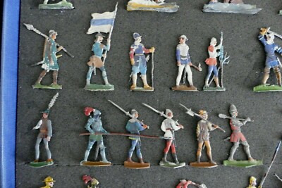 Plats D'étain WIMOR – L'attaque Du Chariot Au Moyen Âge – 14 Figurines 30mm