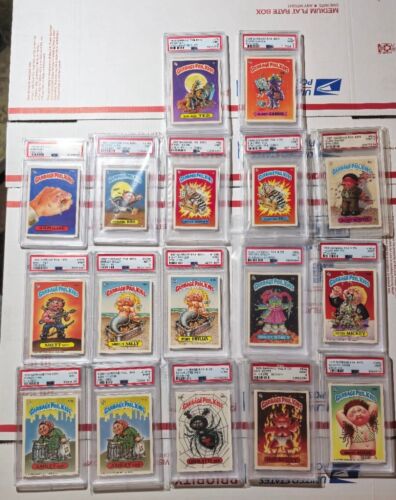 Garbage Pail Kids Topps Stickers 17 PSA 9's  - Picture 1 of 6