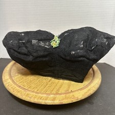 Vintage 50/60s FIGURETTE Made in USA Pointy Bullet BRA PIN UP WHITE 526 30DD