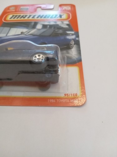 Matchbox 1985 Toyota MR2 BLUE Diecast Cars Toys Carded 1/64th Scale MBX Vintage - Picture 18 of 24