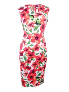 calvin klein v neck sheath dress