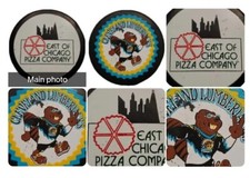 CLEVELAND LUMBER JACKS MASCOT 🍕CHICAGO PIZZA COMPANY VINTAGE PUCK MADE IN 🇨🇦