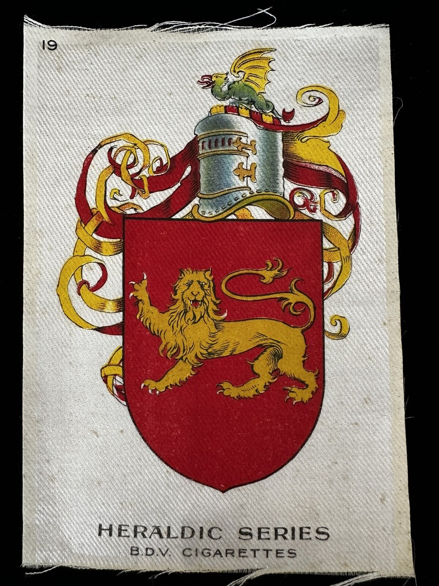 Lion And Dragon Coat Of Arms A Gold Shield With A Dragon On It And A