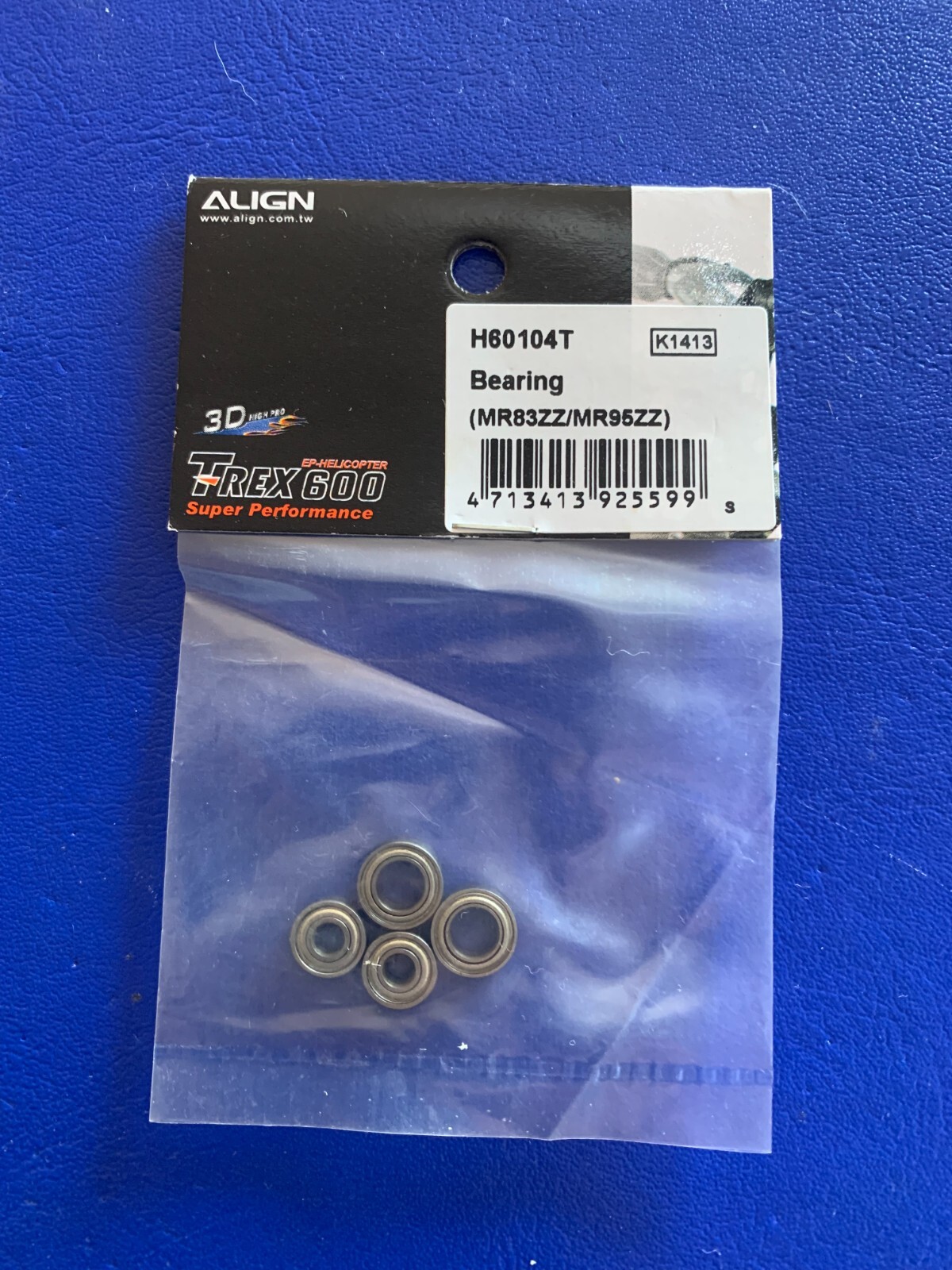 Align Bearing(MR83ZZ/MR95ZZ) H60104T RC Helicopter Spare Parts