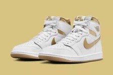 Nike Air Jordan 1 Retro High OG Metallic Gold FD2596-107 Womens Size
