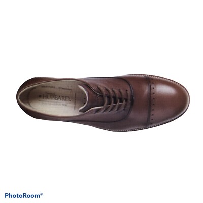 Samuel Hubbard Oxfords Mens 8 Market Cap Semi Brogue Whiskey  display picture 1