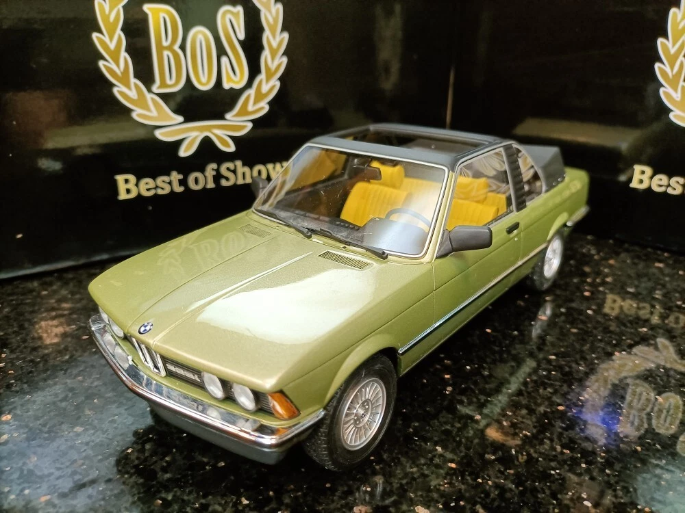 送料無料/新品】 BoS 1/18 BOS073 1979 grun E21 Baur BMW ミニカー