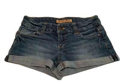 Celebrity Pink Shorts Womens Jr Size 3 Original Denim Cuffed (Sho531D)