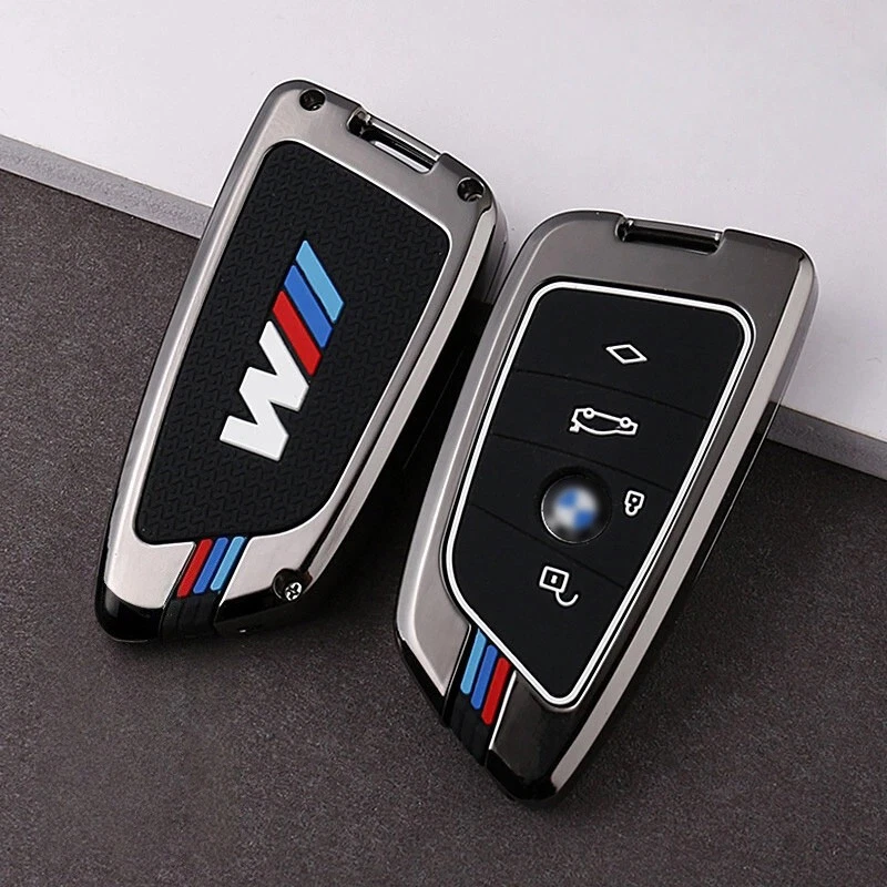 Zin Alloy Remote Key Fob Case Cover For BMW X1 X2 X3 X4 X5 X6 X7 1 2 3 4 5 6 7 Foto 4 de 4