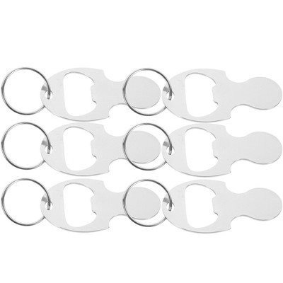  6 Pcs Keychain Bottle Opener Shopping Trolley Token Portable Tokens Man