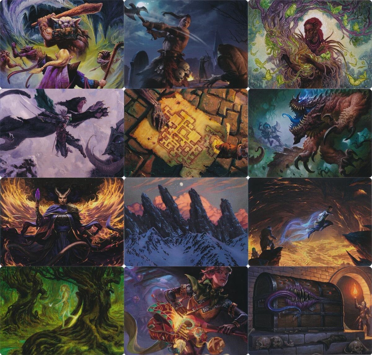 MTG D&D Adventures in the Forgotten Realms Art Series NON-SIGNATURE Cards  CHOOSE