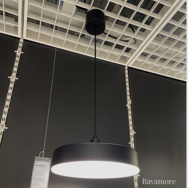 læbe Behandling indenlandske IKEA NYMÅNE LED Pendant Lamp - Anthracite for sale online | eBay
