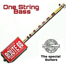 Route 66 cigar box Guitar bass by Robert Matteacci