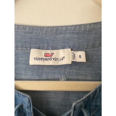 Vineyard Vines Denim Dress Size 6 | eBay