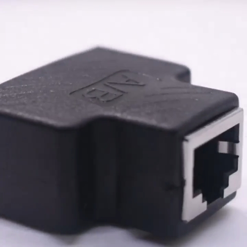 RJ45 Adapter Splitter Verteiler 8P8C Ethernet LAN Netzwerkkabel Kabel CAT5 CAT6 - Video 1 von 1