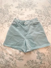 Gitano Vintage Blue High Waisted Shorts