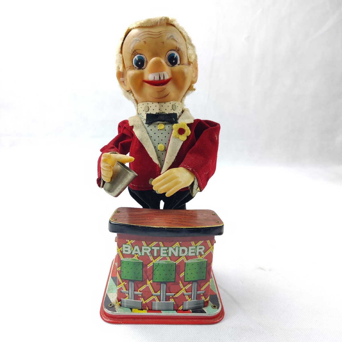 公式限定 福袋 - 公式通販オンラインショップ Rosko Vintage Battery eBay | Toy Tin Bartender Operated 人間