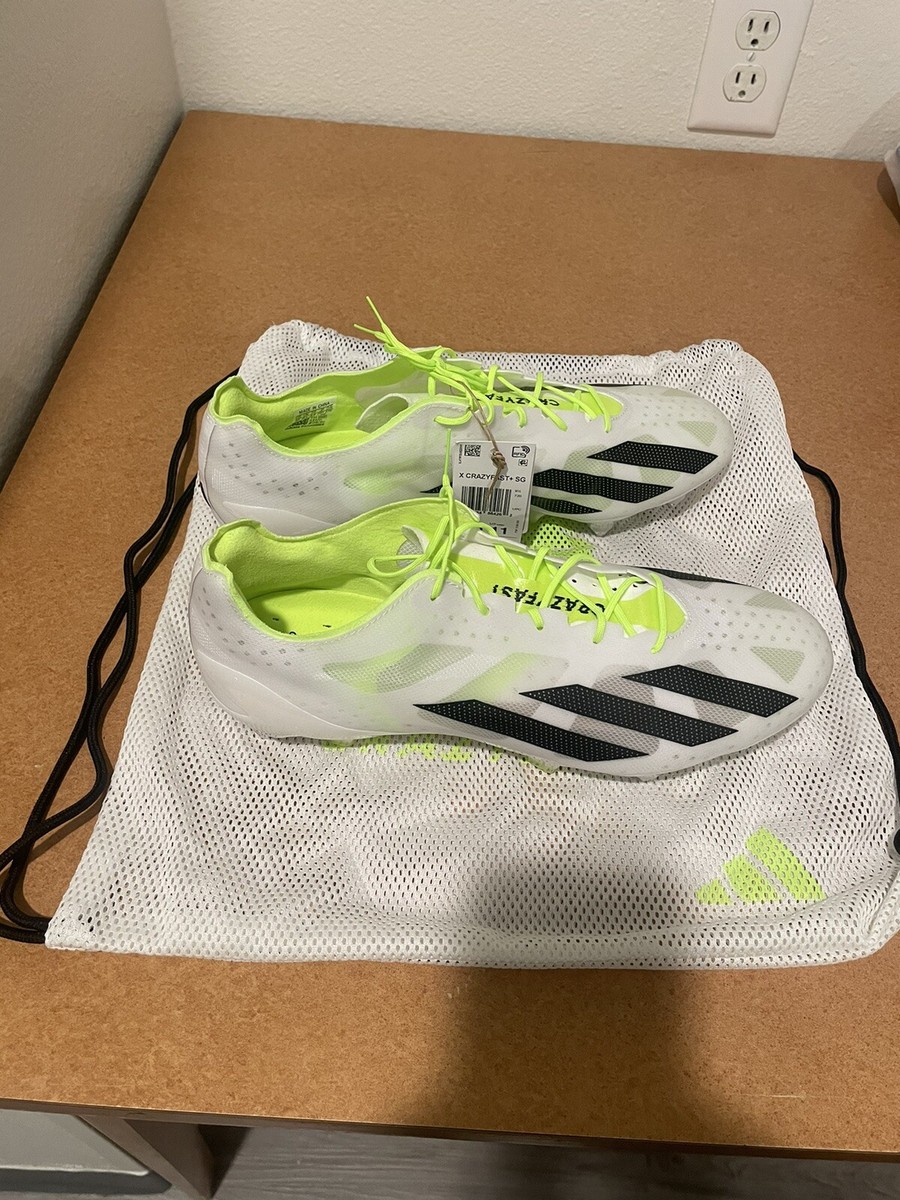 シューズ adidas X CRAZYFAST.1 SG adidas X Crazyfast.1 SG - White/Core Black/Lucid Lemon