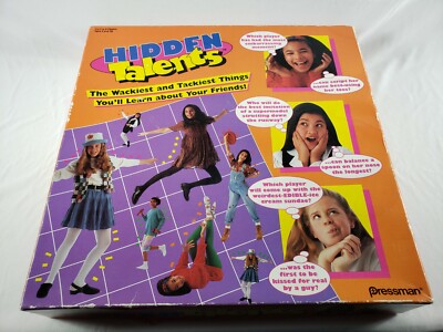 Hidden Talents Board Game by Pressman CIB complete
