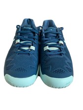 Asics Womens Gel-Resolution 8 Tennis Shoes Blue Sports Breathable Lightweight