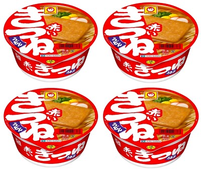 Japanese Ramen Noodles Kitsune Udon Tofu Fried Instant Food Soup