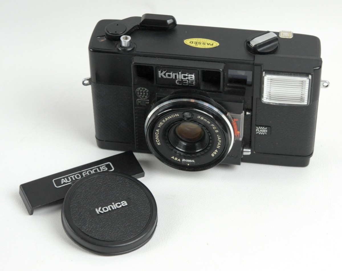 Konica C35 AF 35mm Point Shoot Film Camera Lens JAPAN