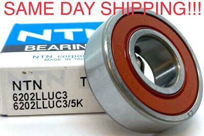 NTN 6202 LLU C3 Deep Groove Ball Bearing, Rubber Sealed 15x35x11 mm