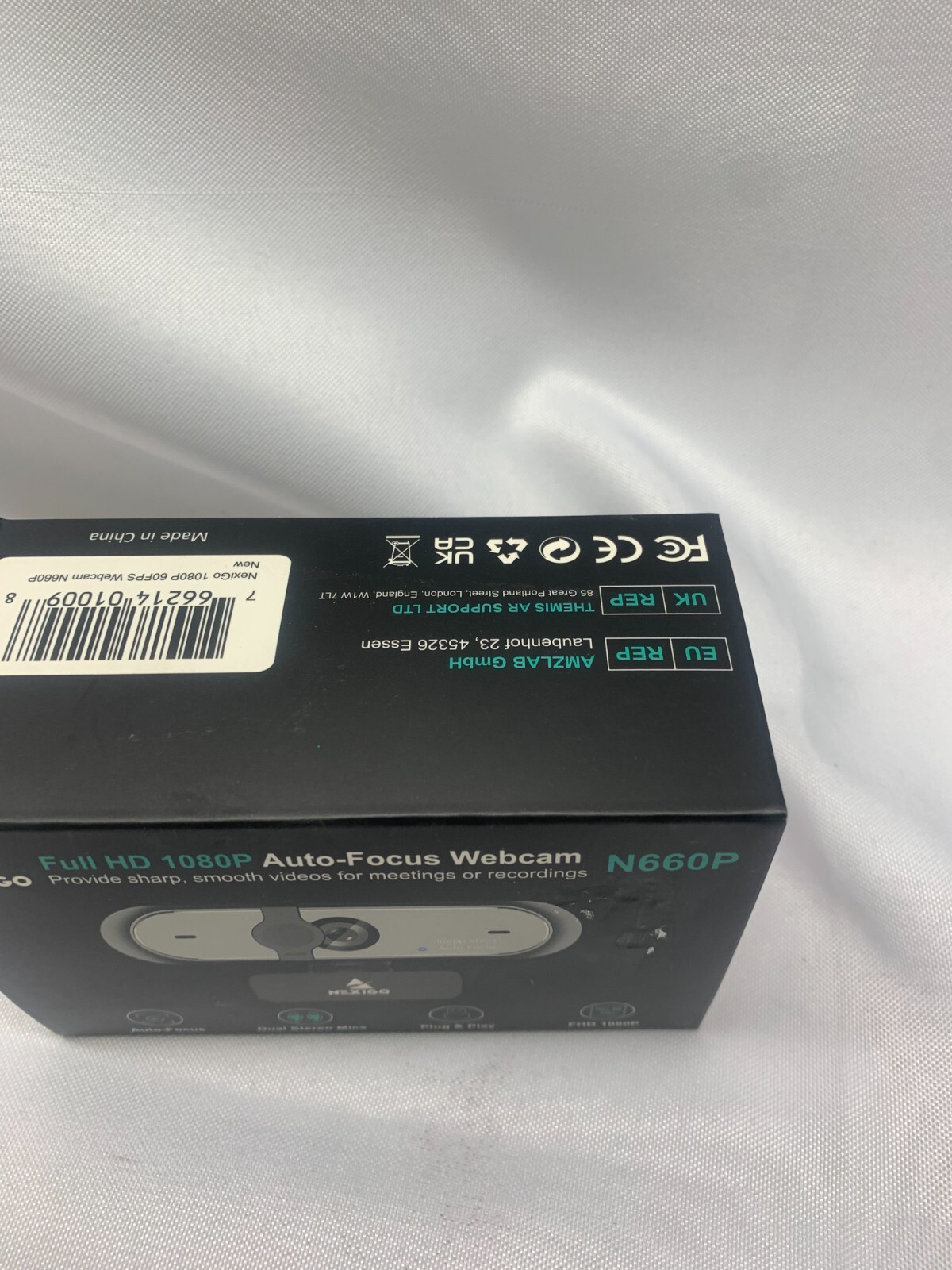 NexiGo N660P 1080P 60FPS Webcam with Software Control, Dual Microphone*New