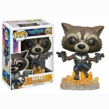 Funko 13270 Pop Marvel: Guardians of Galaxy Vol. 2 Action Figure- Rocket, #201