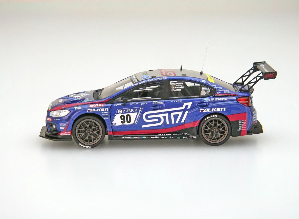 ミニカー Nurburgring 24-hour race 2018 SUBARU WRX EBBRO】1/43 SUBARU WRX STI Nurburgring 24-hour Race 2018 No
