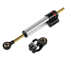 10 Inch Stabilizer Steering Damper Black / Silver For Suzuki GSXR750 1986-2024