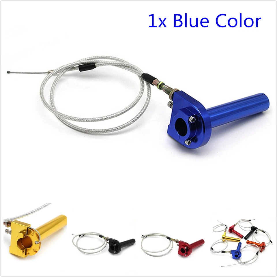 Дроссельная заслонка с ЧПУ поворотная ручка быстрый твистер + кабель для мотоцикла скутера 22 мм руль - Изображение 2 из 4