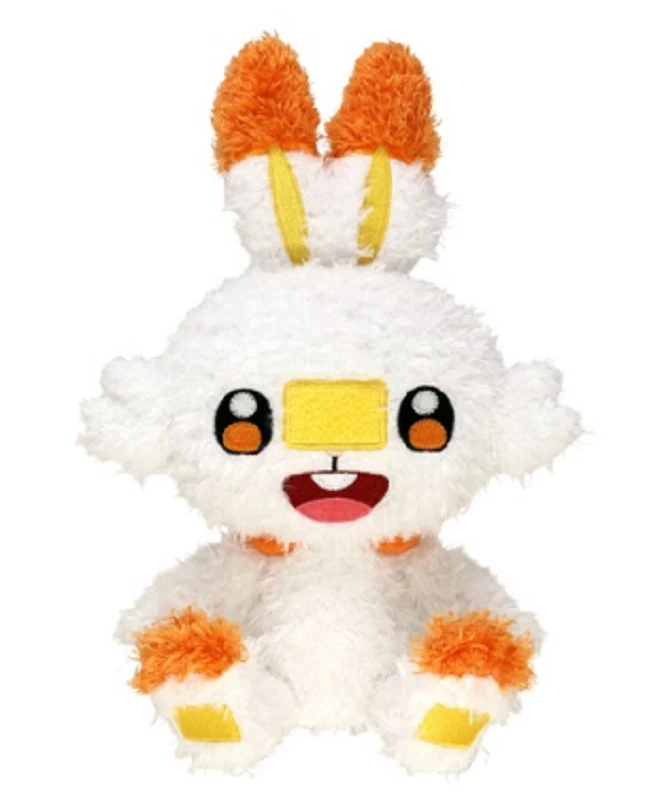 Sekiguchi Pokemon Plush Doll Moko Moko Scorbunny Hibanny