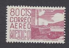 A & A ISSUE  "ESTADIO" 80c  #C265a-aa66a  Perf 11.5  PPR #2  (AR30)*