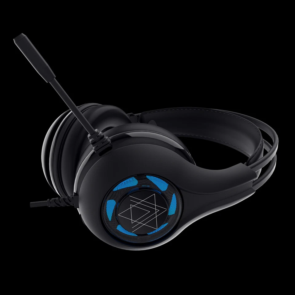 Gaming Headset with Blue Backlits ZIDLI ZH700 for PS4&5/Xbox/Nintendo Switch/PC - Image 4 of 4