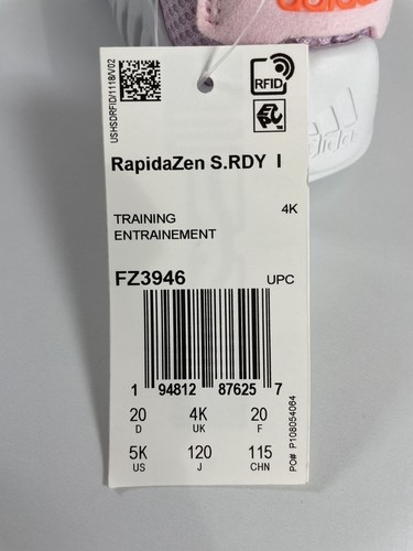 Adidas RapidaZen Summer Ready TD "Pink" FZ3946 Größe 5k NEU - Bild 6 von 6