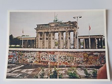 AK Postkarte Achtung Sie Verlassen West Berlin Brandenburer Tor 1984 Mauer DDR