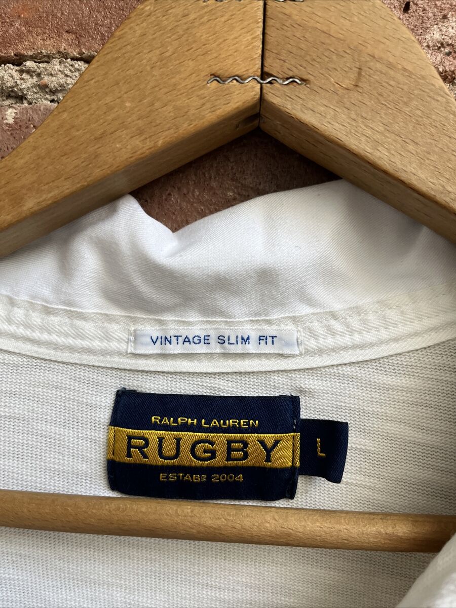 Rugby Ralph Lauren Men's Rugby Shirt, Sz Large, 100% Cotton Rugby Ralph Lauren Men's Rugby Shirt, Sz Large, 100% Cotton