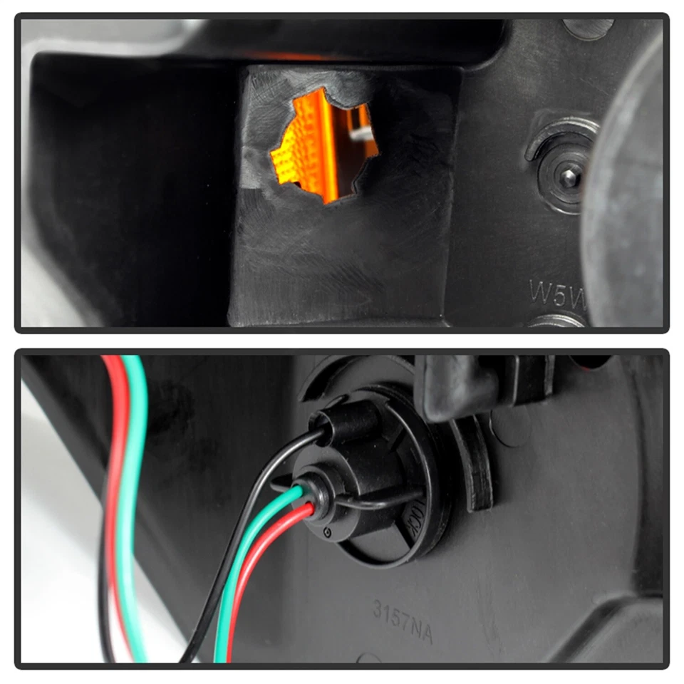 Faros proyectores Spyder Auto DRL negros/claros 09-14 Ford F150 5077592 Foto 4 de 4