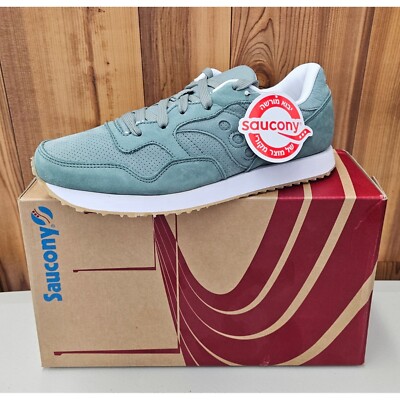 Saucony DXN Trainer CL Green Men's Retro Running Shoes Size
