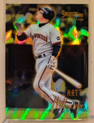 1995 Select Certified MIRROR GOLD #67 Matt Williams Refractor RARE PARALLEL
