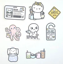 SELECT - TCMC TheCoffeeMonsterzCo Vinyl Stickers 2024-2025 Subscription