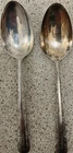2 Towle Sterling Silver Teaspoons Candlelight 925 Monogram Vintage Flatware