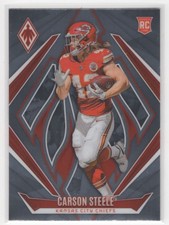 #230 Carson Steele 2024 Panini Phoenix Base RC Kansas City Chiefs