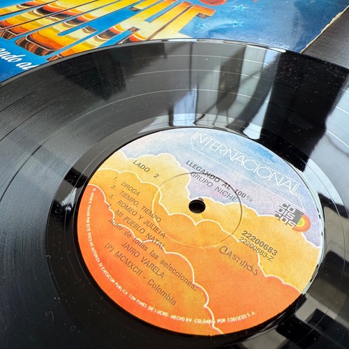Grupo Niche-Llegando Al 100%🎶HAGAMOS LO QUE DIGA🎶DROGA🎶NEAR MINT! ( INSERTO ) - Picture 5 of 5
